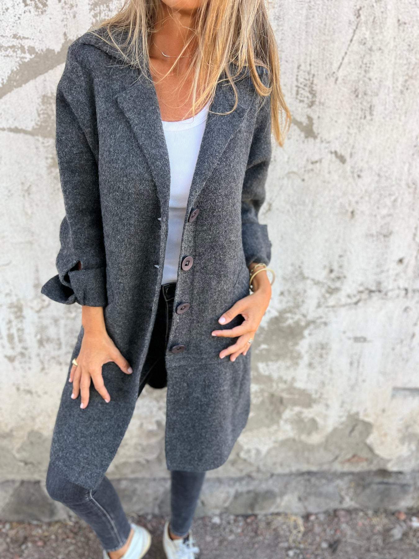 TAHLIA - LONG KNIT COAT