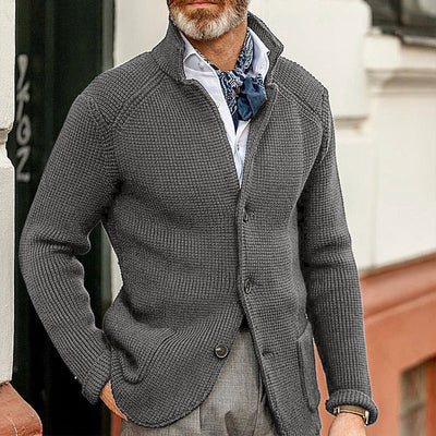 ORAN - BUTTON KNITTED CARDIGAN