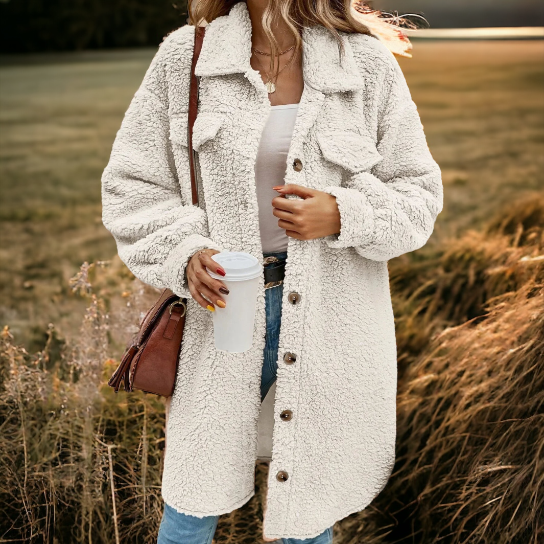 CLARA - AUTUMN & WINTER COAT - TEDDY