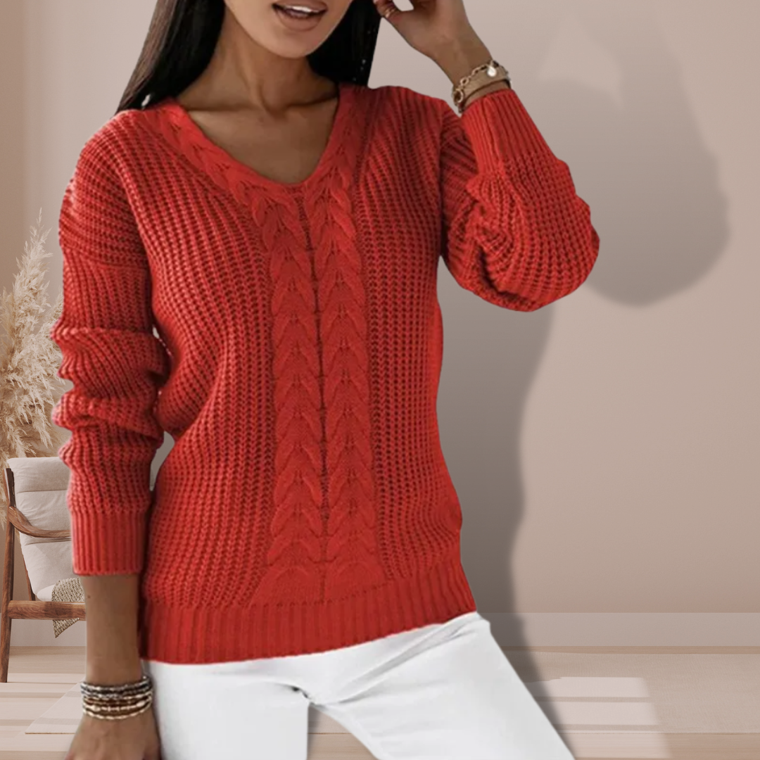 Oriana - Scandinavian Knitted Sweater