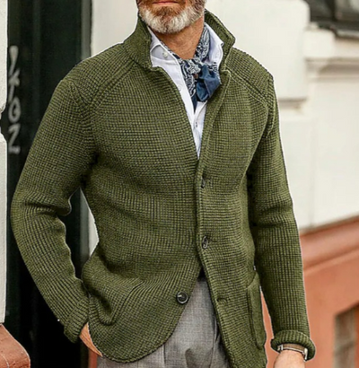 ORAN - BUTTON KNITTED CARDIGAN